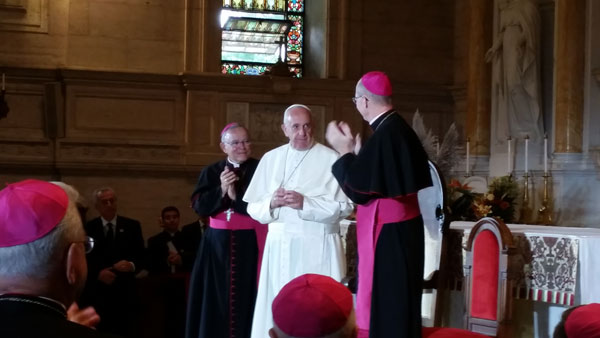 Pope Francis II, Archbishops Chaput and Senior